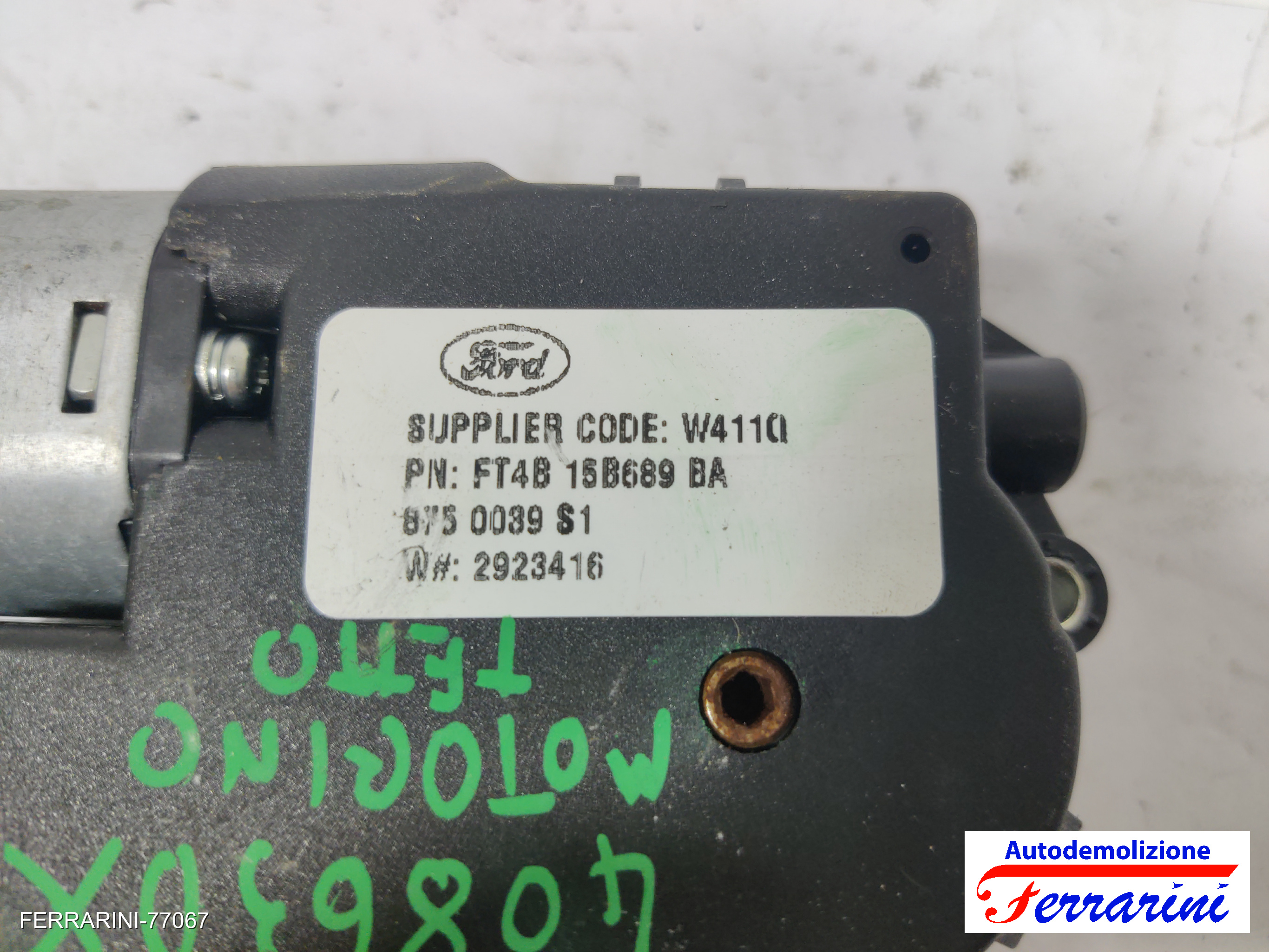 Motorino Binari Tettino Apribile FORD EDGE 2.0 TDCI BITURBO AWD 4X4 2015-2018