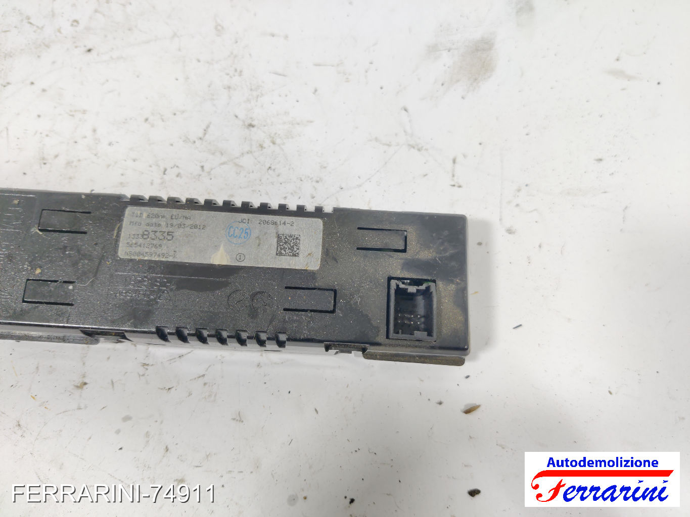 Display Cruscotto OPEL MERIVA B S10 2011-2017 13338335, 565412769, N900459749