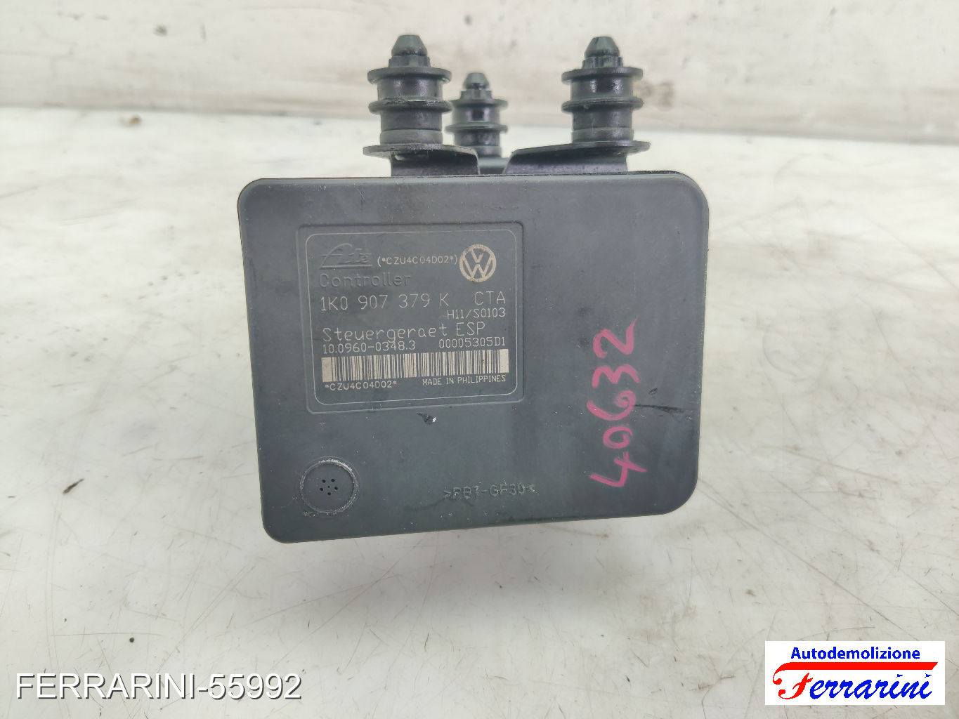 Centralina Pompa Abs VW GOLF 5 1K1 1.9 TDI 2003-2008 1K0614517H, CZU4C04D02