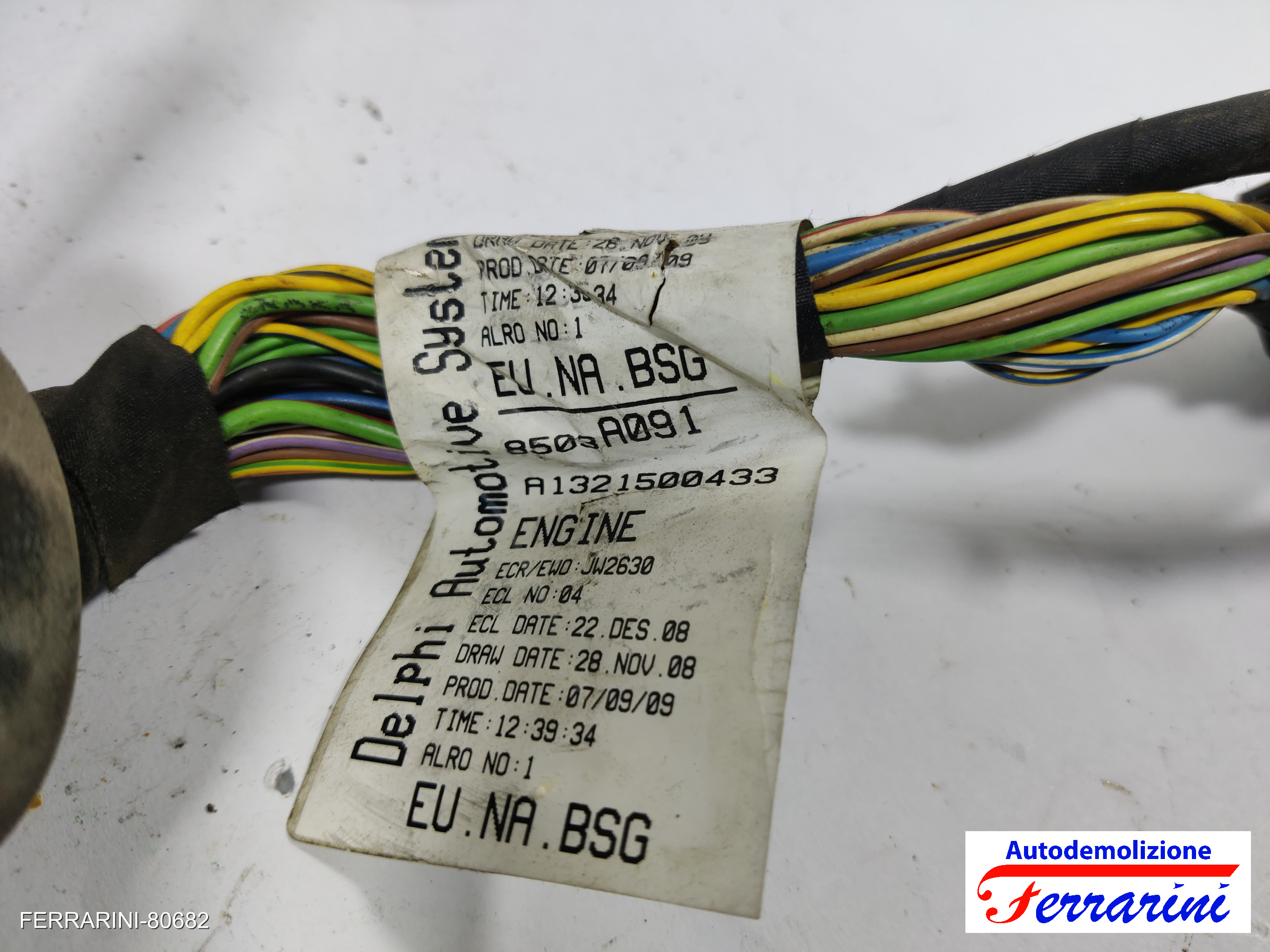Cablaggio Motore SMART FORTWO COUPE 451 1.0 2007-2023