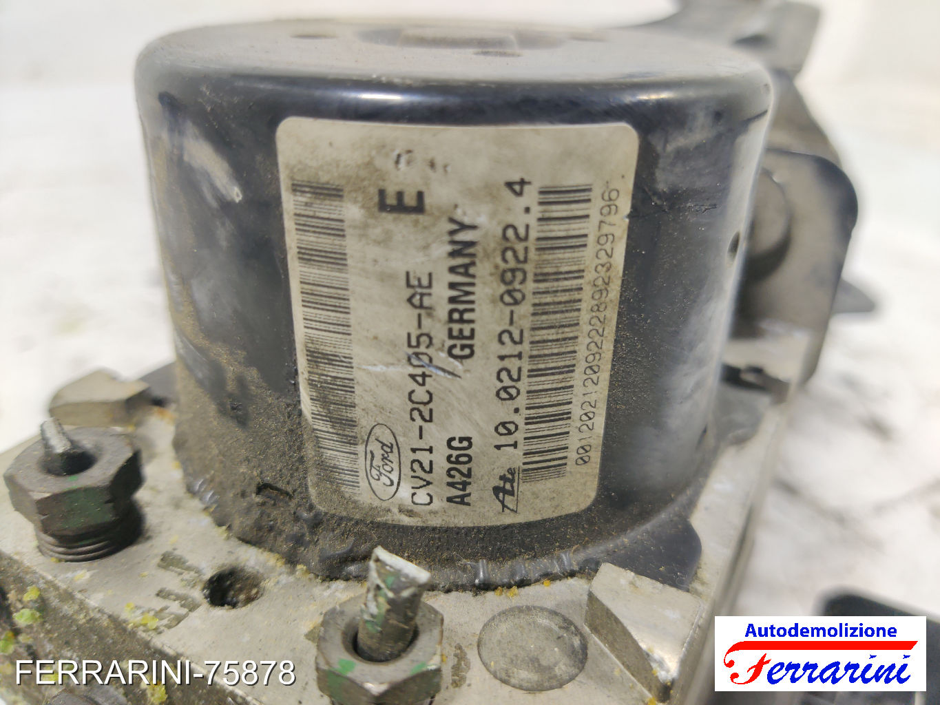 Centralina Pompa Abs FORD B-MAX JK 1.0 ECOBOOST 2012-2023 CV212C405AE