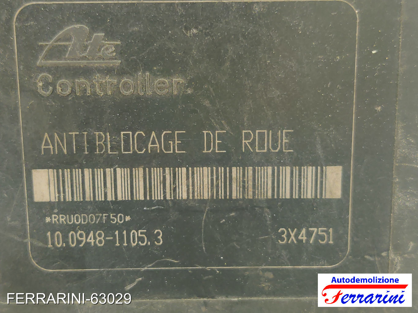 Centralina Pompa Abs PEUGEOT 206 2A/C 1.4 HDI ECO 70 2001-2009 9632539480