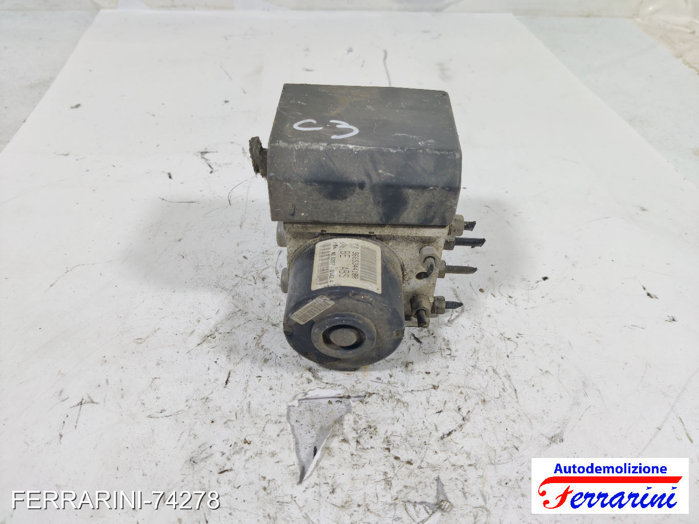 Centralina Pompa Abs CITROEN C3 1 FC, FN 1.1I 2002-2009 9665344180, 10020701424 8
