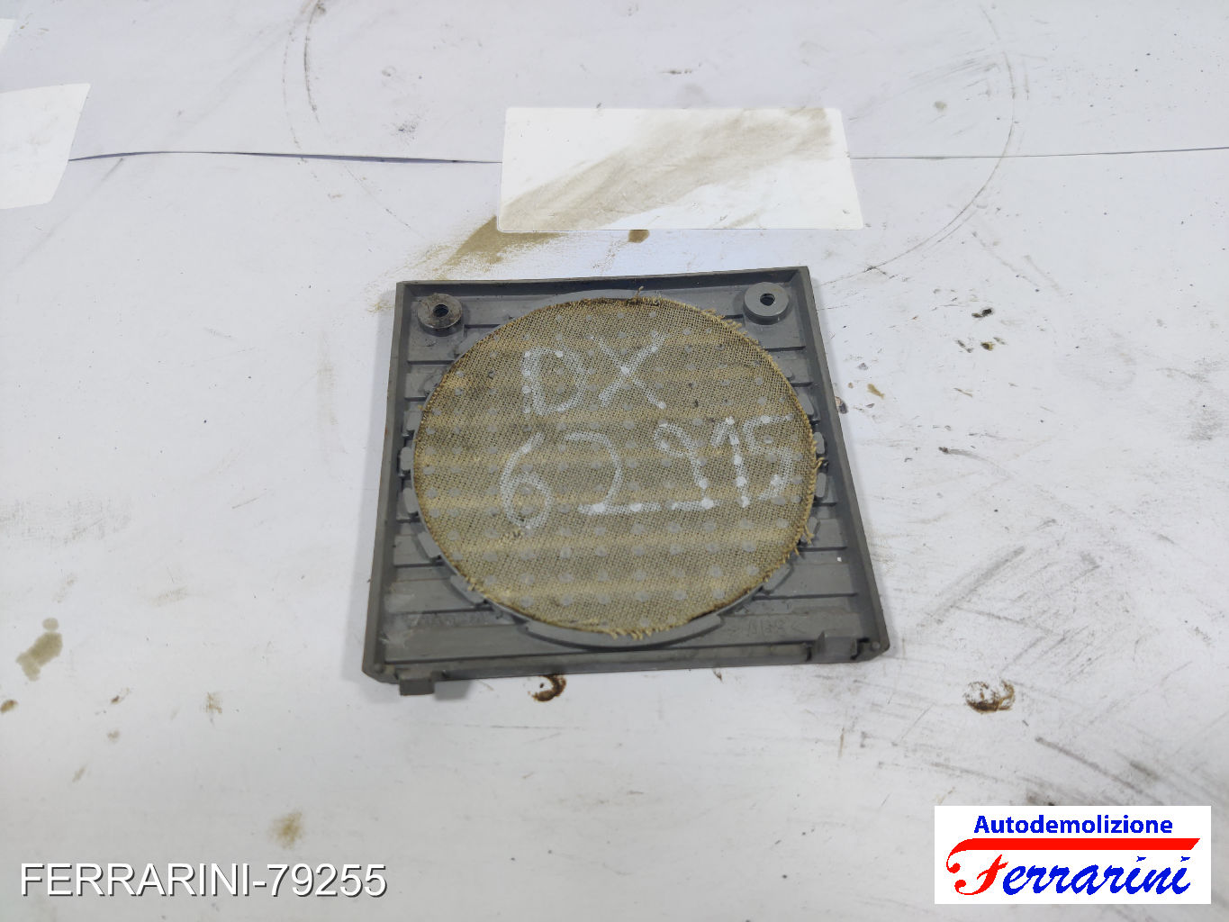 Griglia altoparlante cruscotto grigia FIAT CINQUECENTO 500 170 1991-1999 destro