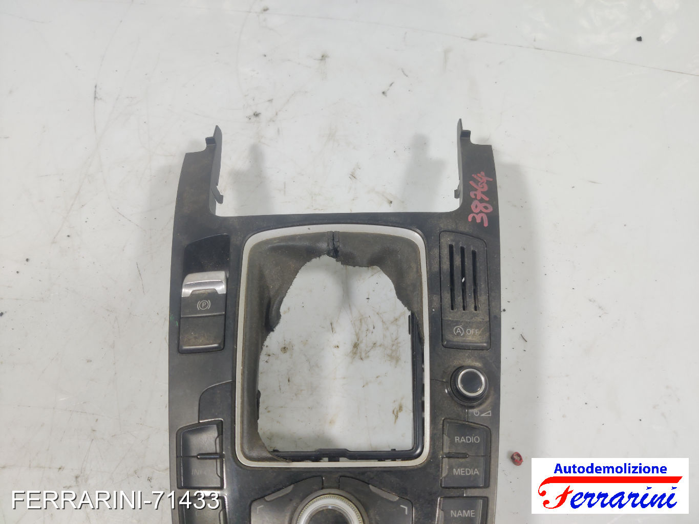 Unità comando MMI cornice cambio Tunnel Centrale AUDI A4 AT 8K5 2008-2015 9