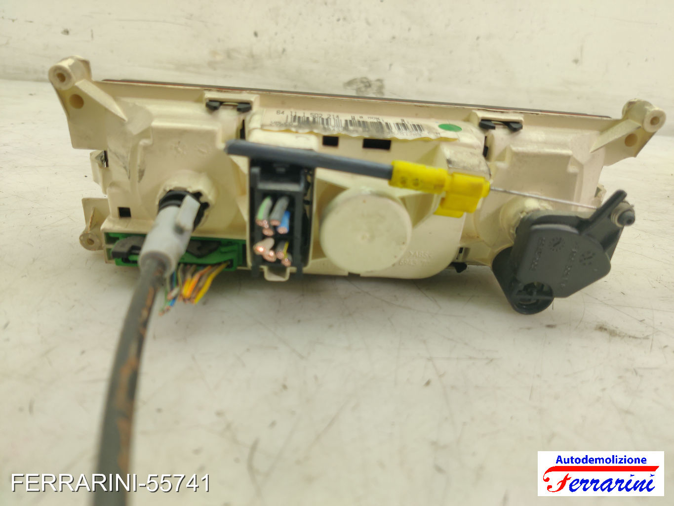 Tastiera Clima MINI - R50, R53 2001-2006 anteriore, frontale 64111502214, EE888N 8