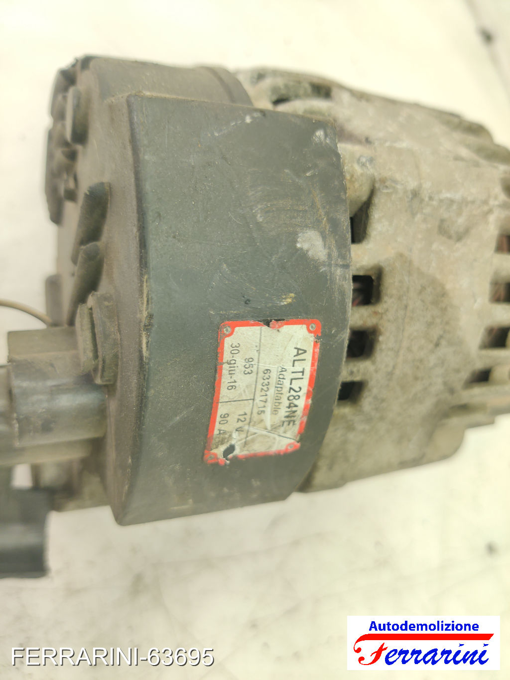 Alternatore FIAT PUNTO 176 1.2 16V 1997-1999 63321715, 46758245, 63321629