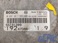Centralina Motore FIAT STILO SW 192 1.9 JTD 2003-2008 0281011553, 55191209 6