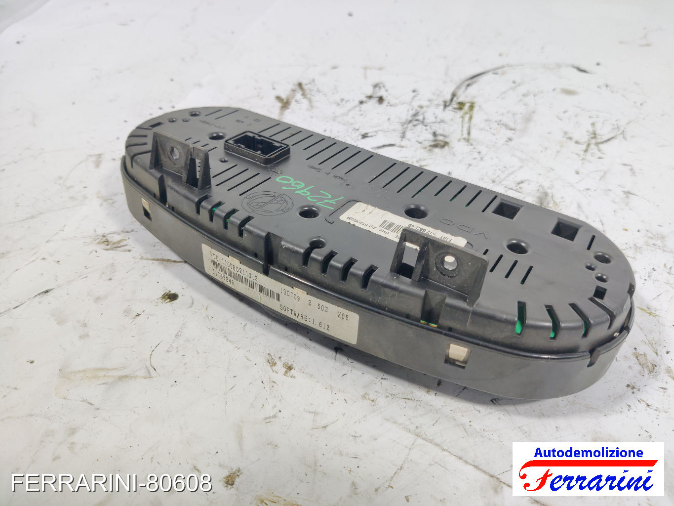 Quadro Contachilometri LANCIA YPSILON 843 1.4 LPG 2010-2011 51786249, T51786249