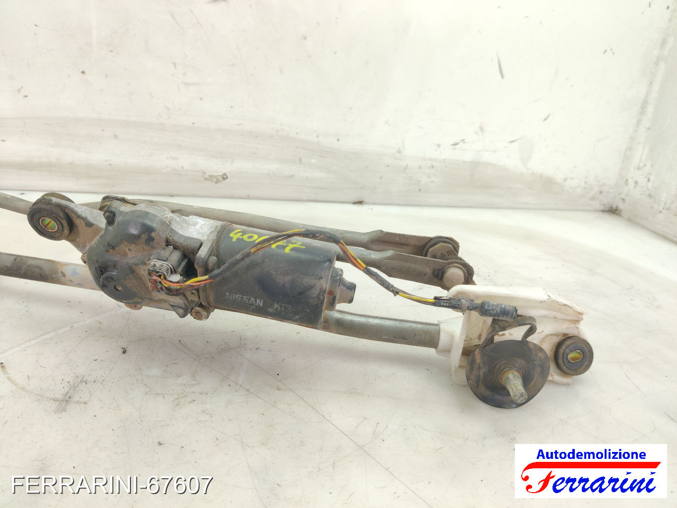 Spazzacqua Motorino Tergicristallo NISSAN MICRA 3 K12 2003-2010 anteriore 10