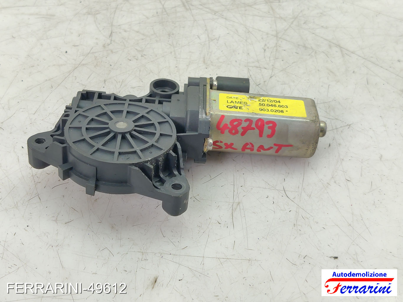Motorino Alzavetro LANCIA MUSA 350 1.3 D MULTIJET 2004-2012 50046603, 46841278 6