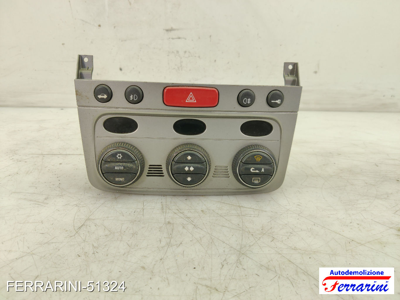automatico bizona Tastiera Clima ALFA ROMEO GT 937 2003-2010 anteriore, frontale