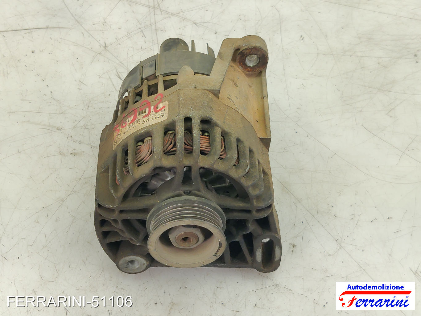 Alternatore FIAT SEICENTO 600 187 1.1 1998-2010 46843093, C132052041, 46800158