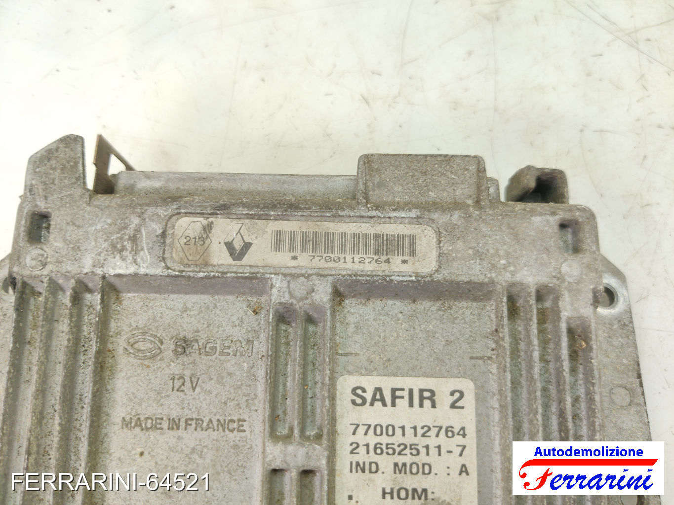 Centralina Motore RENAULT CLIO 2 BB, CB 1.6 1998-2005 7700112764, 7700868294