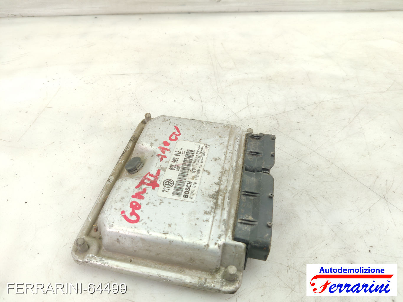 Centralina Motore VW GOLF 4 1J1 1.9 TDI 1997-2004 0389060012L, 0281010112C