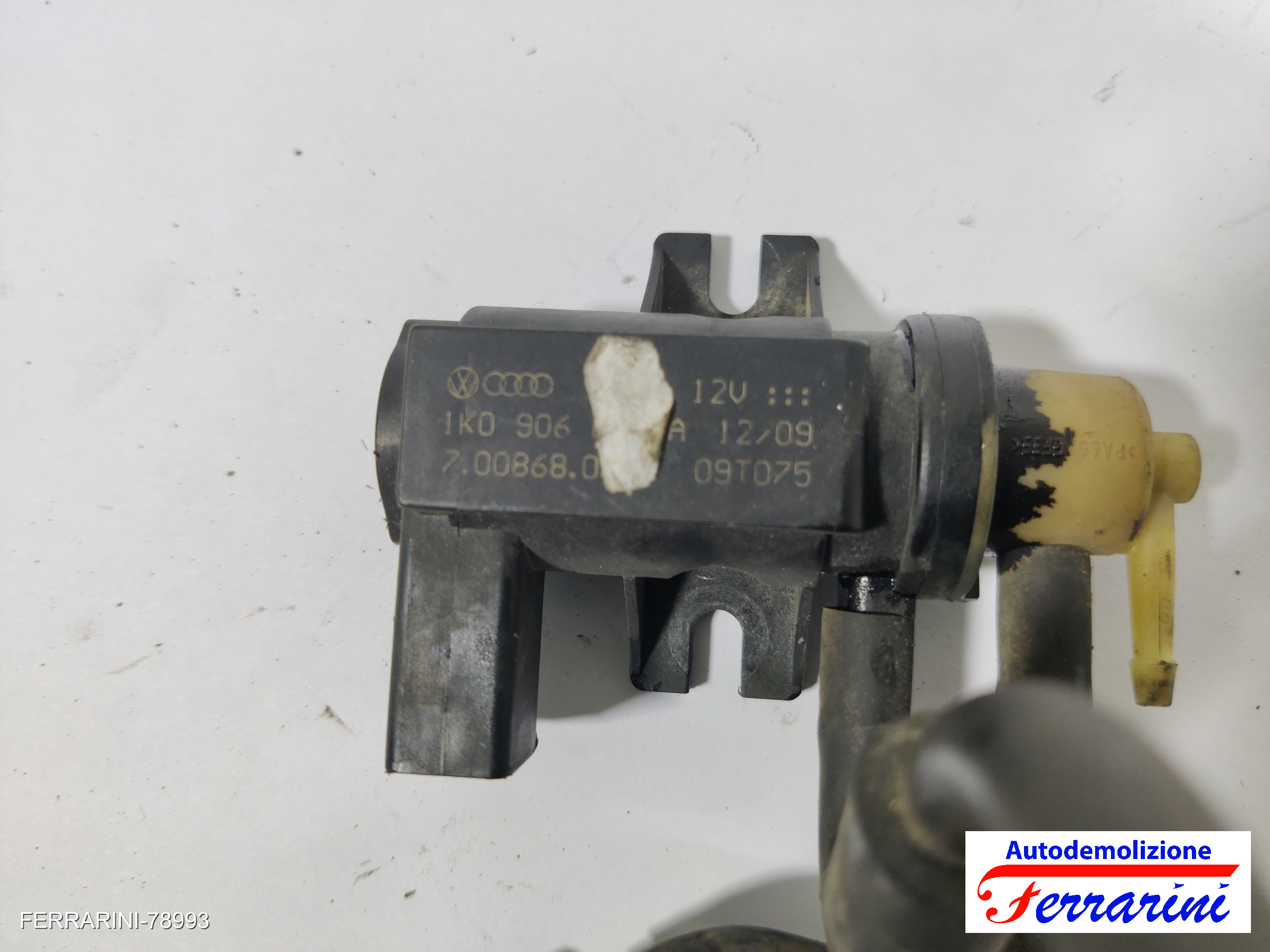 Elettrovalvola pressione turbo VW GOLF 6 5K1 2.0 TDI 2008-2013 1K0906627A