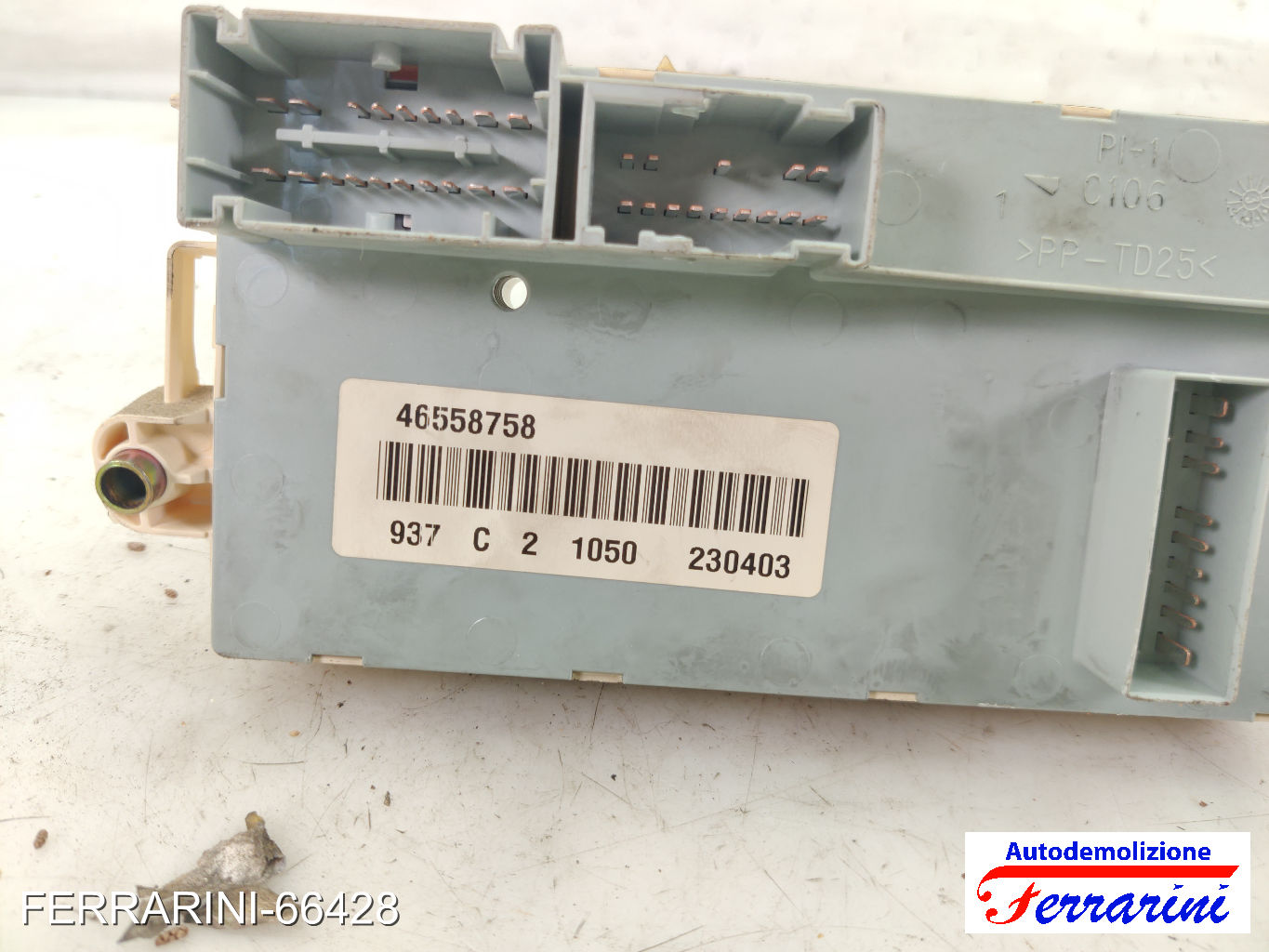 Body Computer ALFA ROMEO 147 937 1.6 16V T.SPARK 2001-2010 46558758, 51711428