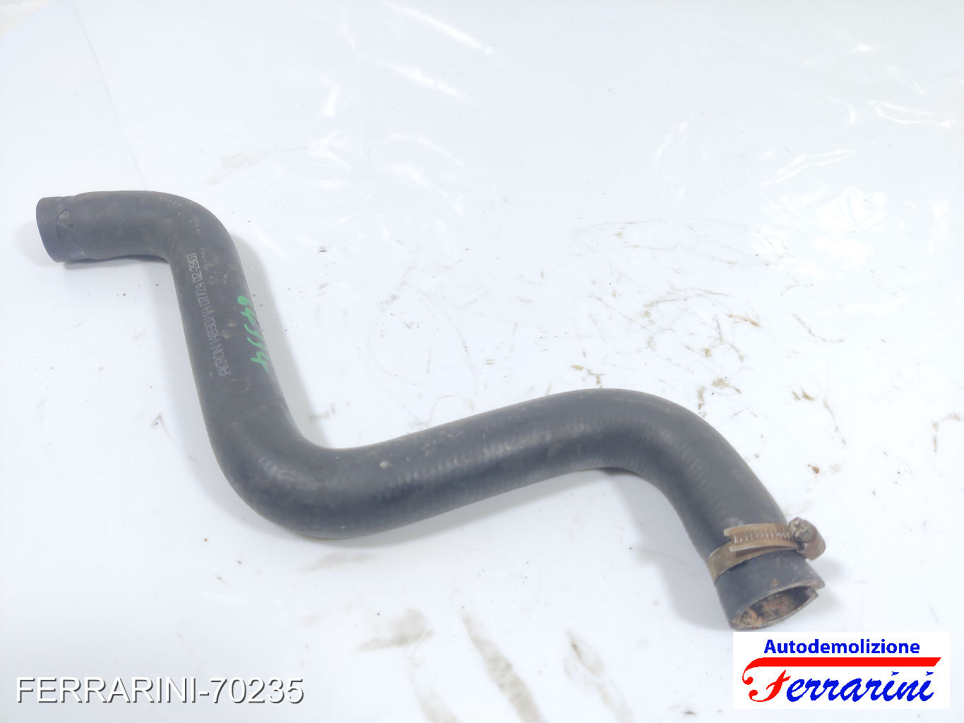 tubo acqua radiatore FIAT PUNTO 188 1.2 60 1999-2010 51713528, 64334, 46543621 6