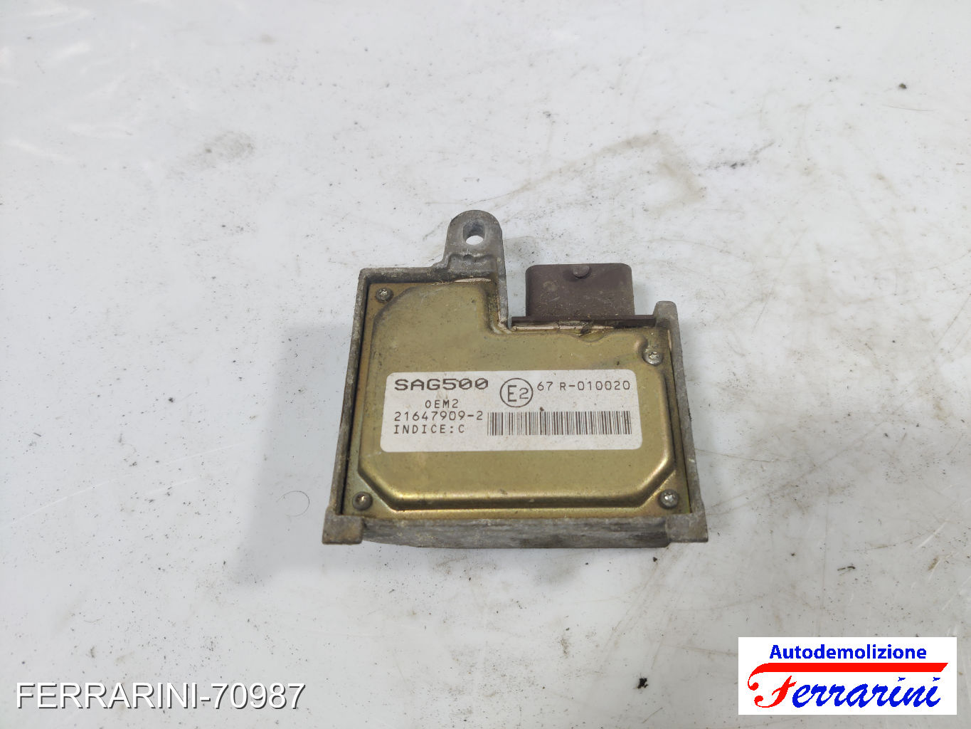 Centralina Gpl FIAT STILO 192 1.6 16V 2001-2006 SAG500, 216479092, AUTOGASSYSTEM