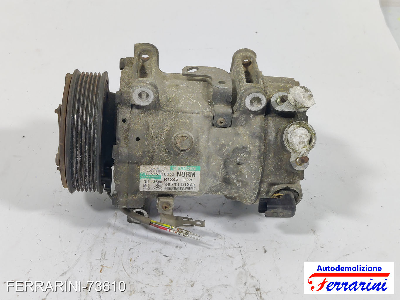Compressore Clima CITROEN C4 GRAND PICASSO 1 UA 2.0 HDI 165 2010-2013 9671451380 8