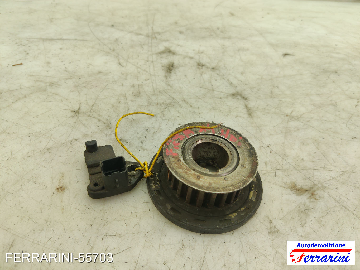 Puleggia albero motore CITROEN C3 1 FC, FN 1.4 16V HDI 2002-2009 9637466980