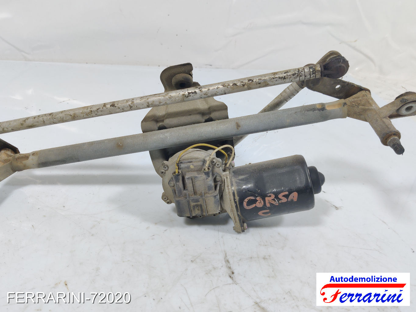Spazzacqua Motorino Tergicristallo OPEL CORSA C X01 2000-2009 anteriore 8