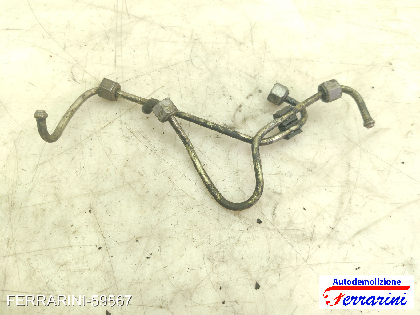 WJY set 4 Cannucce Iniettori FIAT SCUDO 220 1.9 D 1998-2006 1570G6, 9635035880