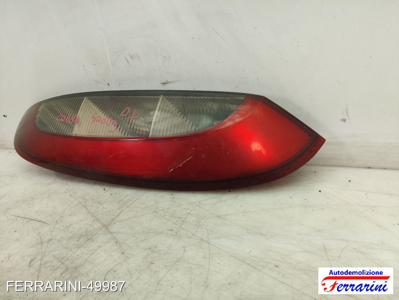 Fanalino Stop Posteriore OPEL CORSA C X01 2000-2003 destro, dx 93170223, 9196364 6