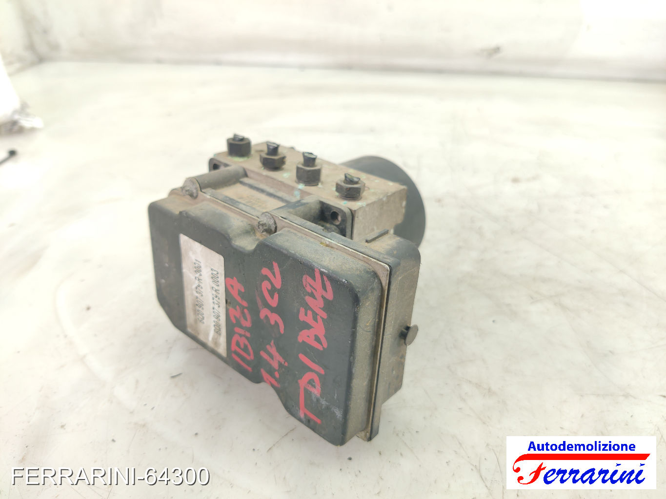 Centralina Pompa Abs AUDI A2 8Z0 1.4 TDI 2000-2005 0265800363, 6Q0907379, 48510