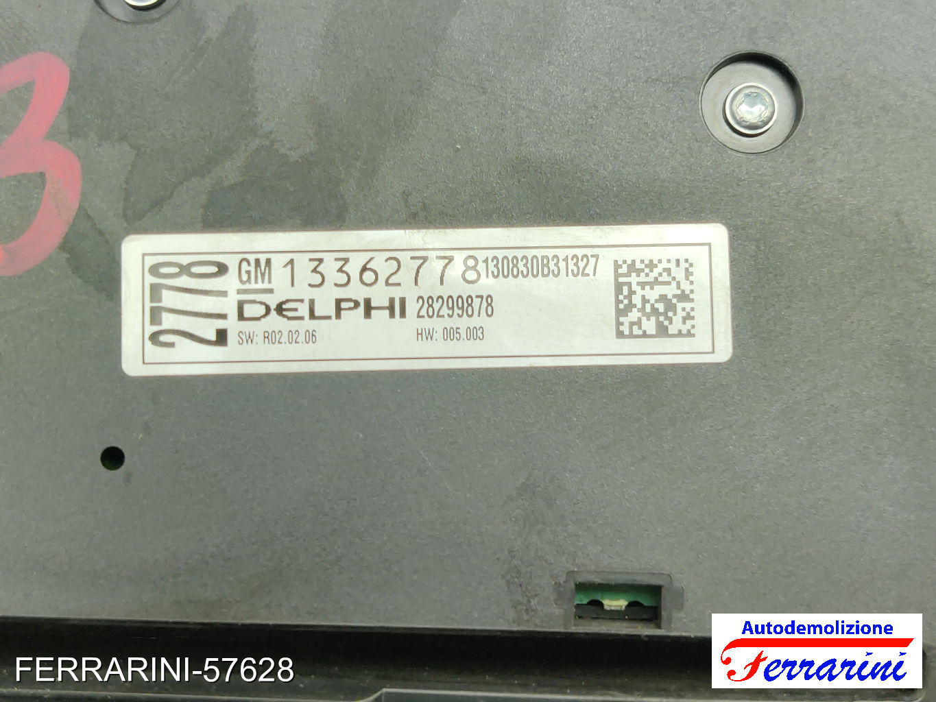 comandi stereo CD300 clima manuale Consolle Centrale Cruscotto OPEL MERIVA B