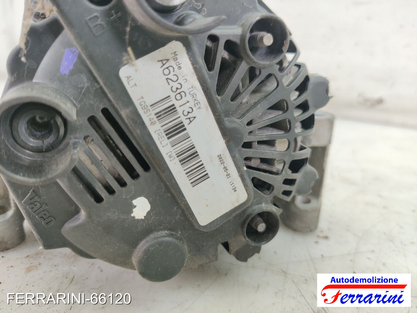 Alternatore OPEL AGILA A H00 1.3 CDTI 2003-2007 13117279, 13243463, 13283344 6
