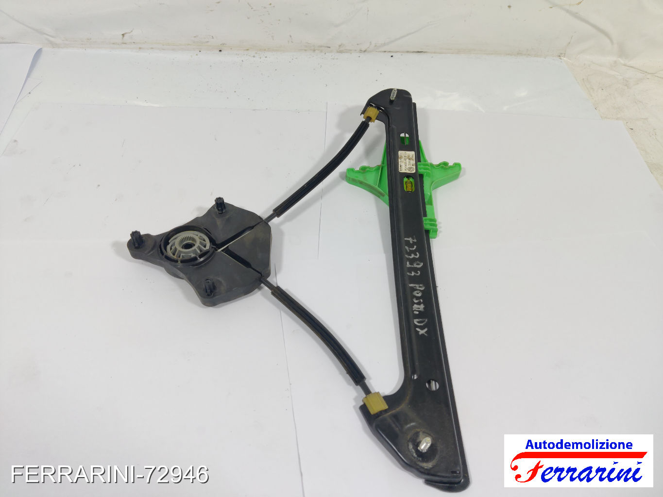 Alzavetro VW GOLF 7 5G1, BE1, BE2, BQ1 2012-2020 destro, dx, posteriore, post