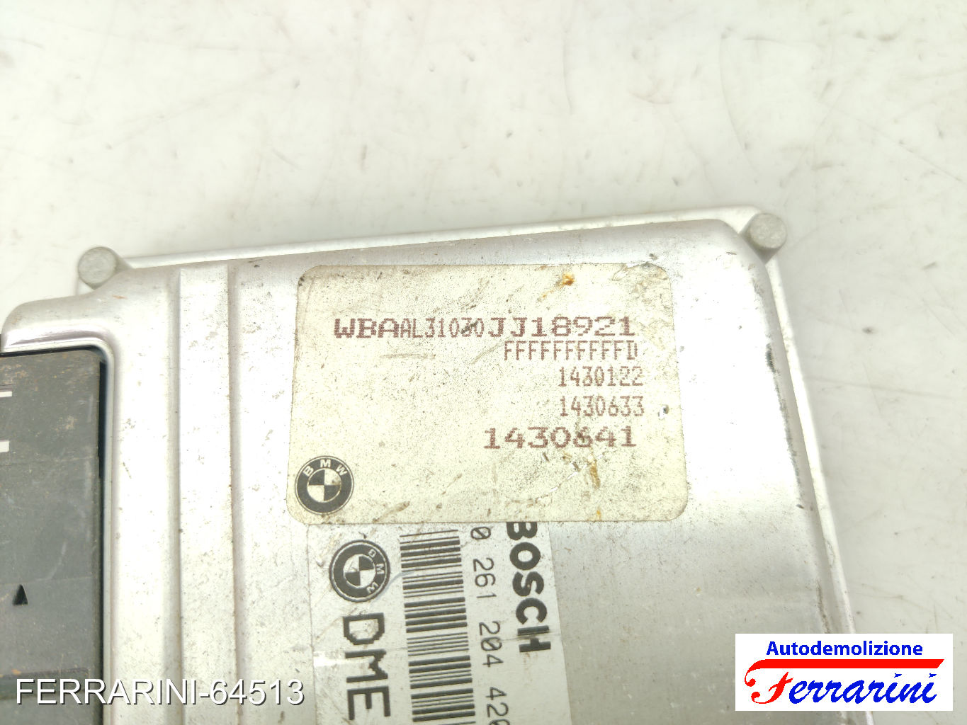 Centralina Motore BMW SERIE 3 E46 318I 1997-2001 12141430633, 0261204420
