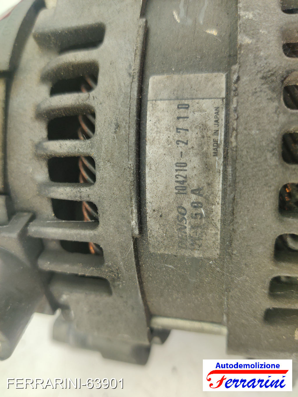 Alternatore FORD FOCUS 2 DA, DP, HCP 1.6 TDCI 2004-2012 1042103510, 1042103512