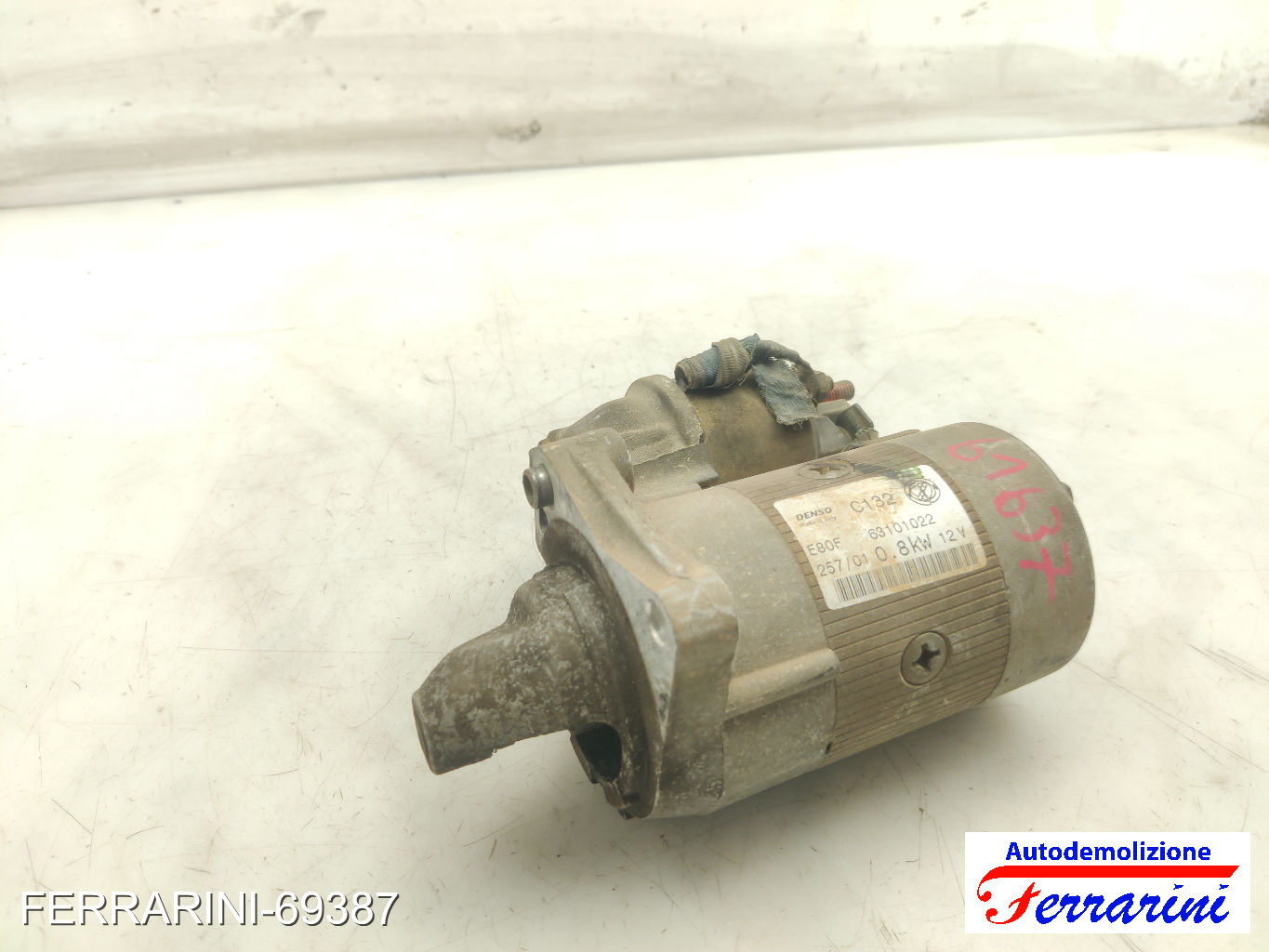 Motorino Avviamento FIAT SEICENTO 600 187 1.1 1998-2010 51890633, 63101022 9