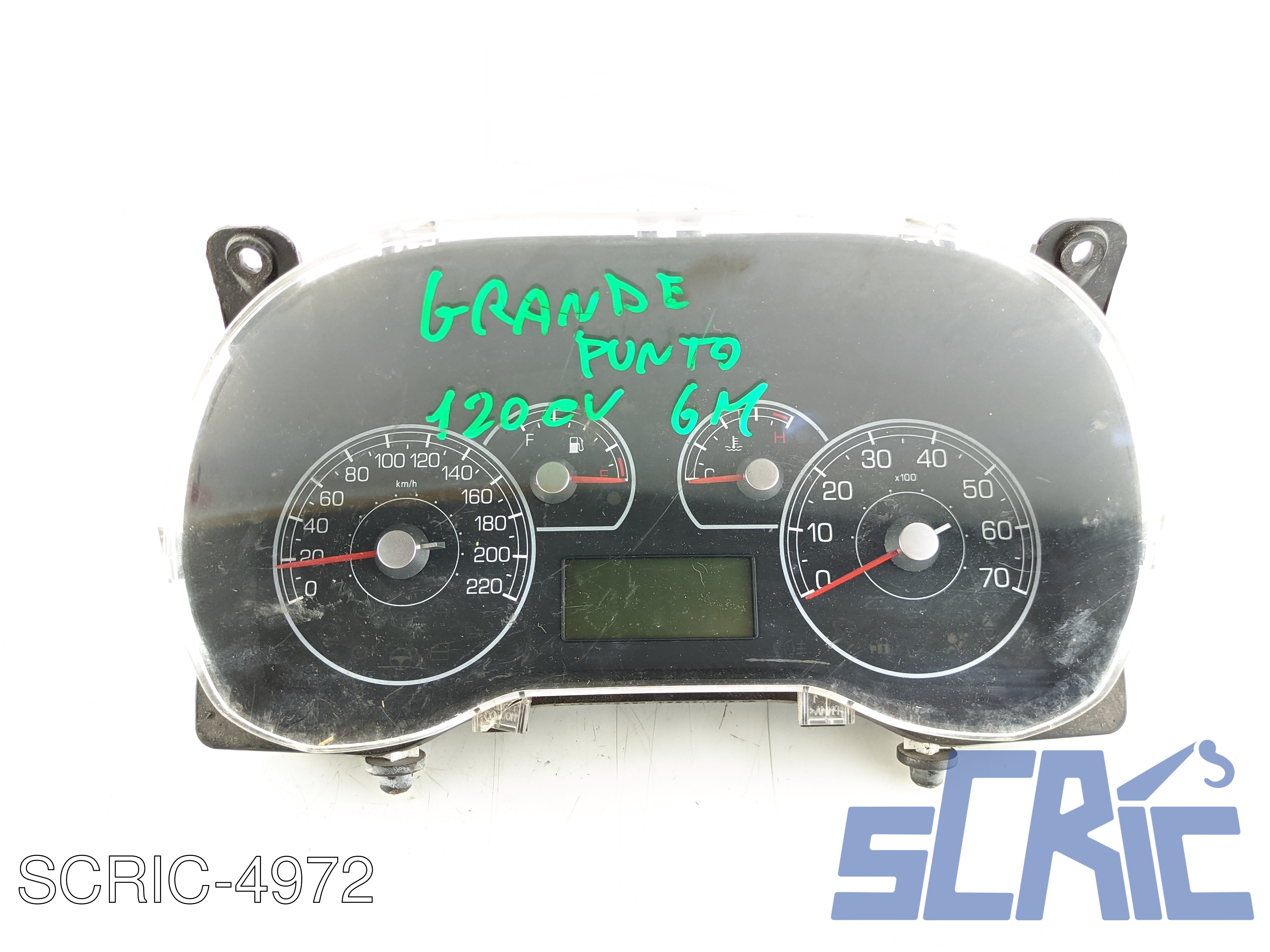 Quadro Contachilometri FIAT GRANDE PUNTO 199 1.9 D MULTIJET 2005-2009 51803117