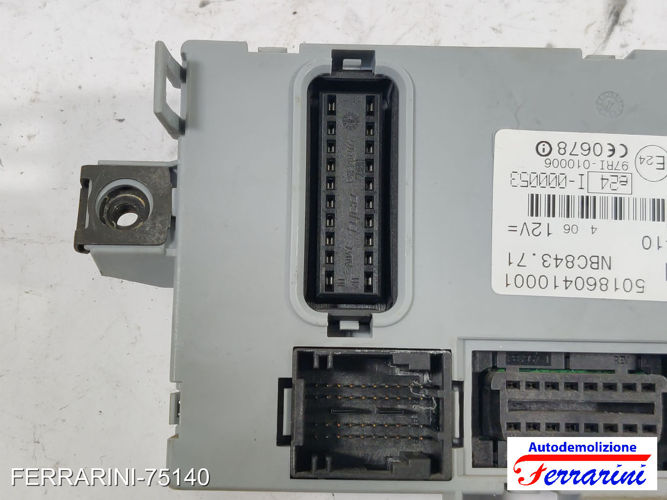 Body Computer LANCIA YPSILON 843 1.2 2003-2011 51771410, 501860410001, NBC84371