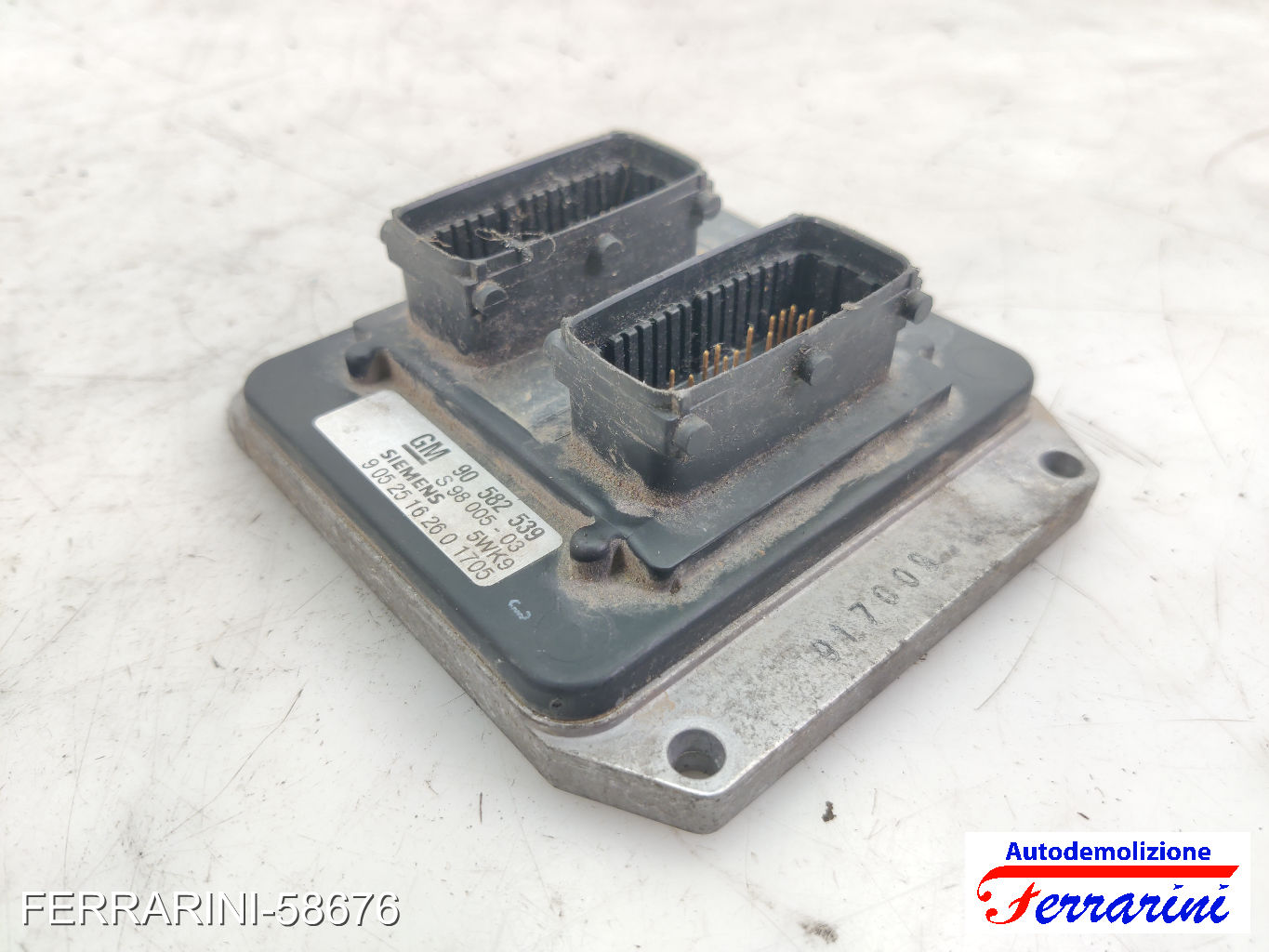 Kit Accensione OPEL ZAFIRA A T98 1.8 16V 1999-2000 90582539, 5WK91705, S9800503