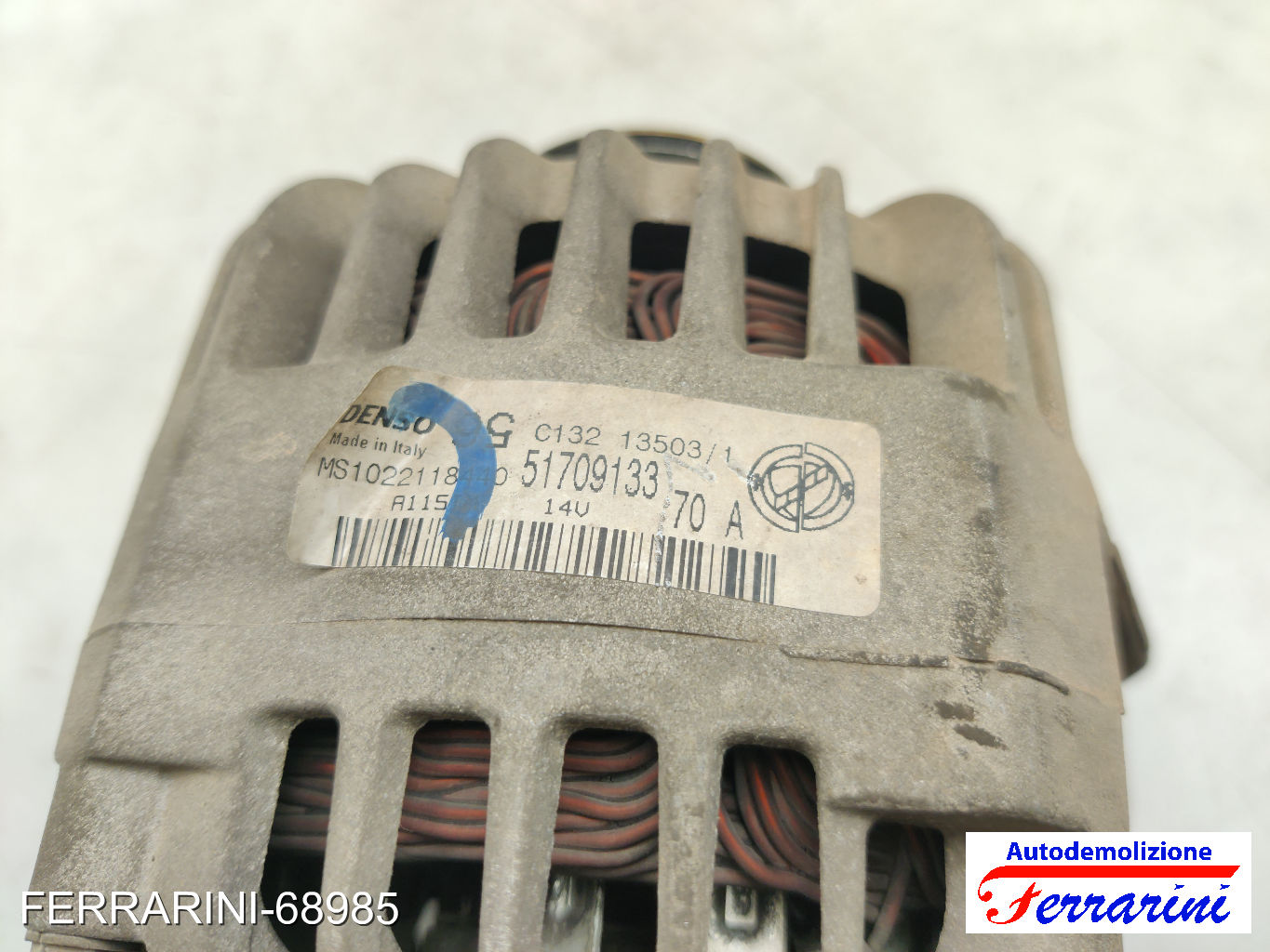 Alternatore FIAT PUNTO 188 1.2 16V 80 1999-2006 51709133, 651709133