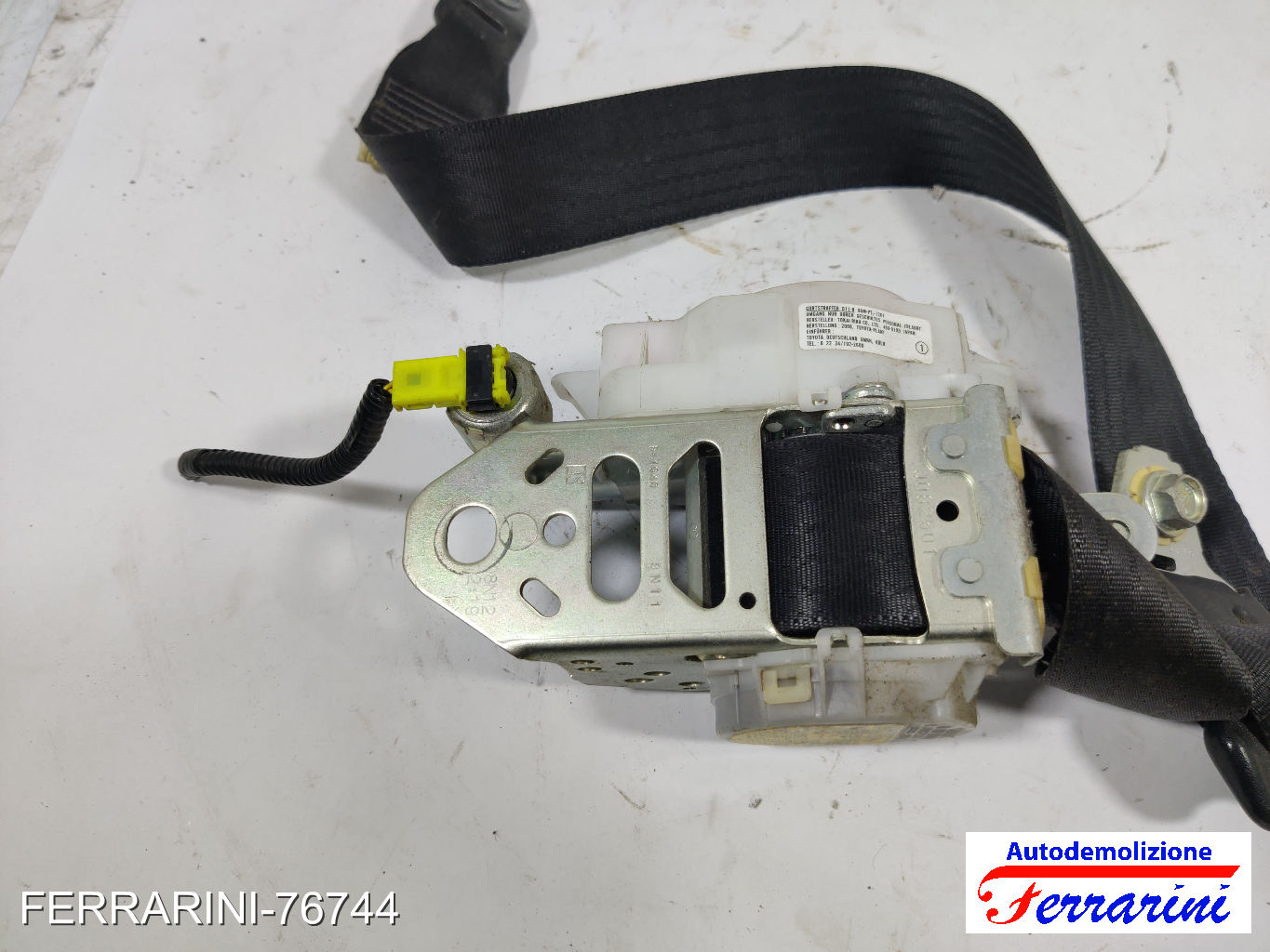 Cintura Di Sicurezza TOYOTA IQ J1 2009-2015 destra, dx, frontale, anteriore