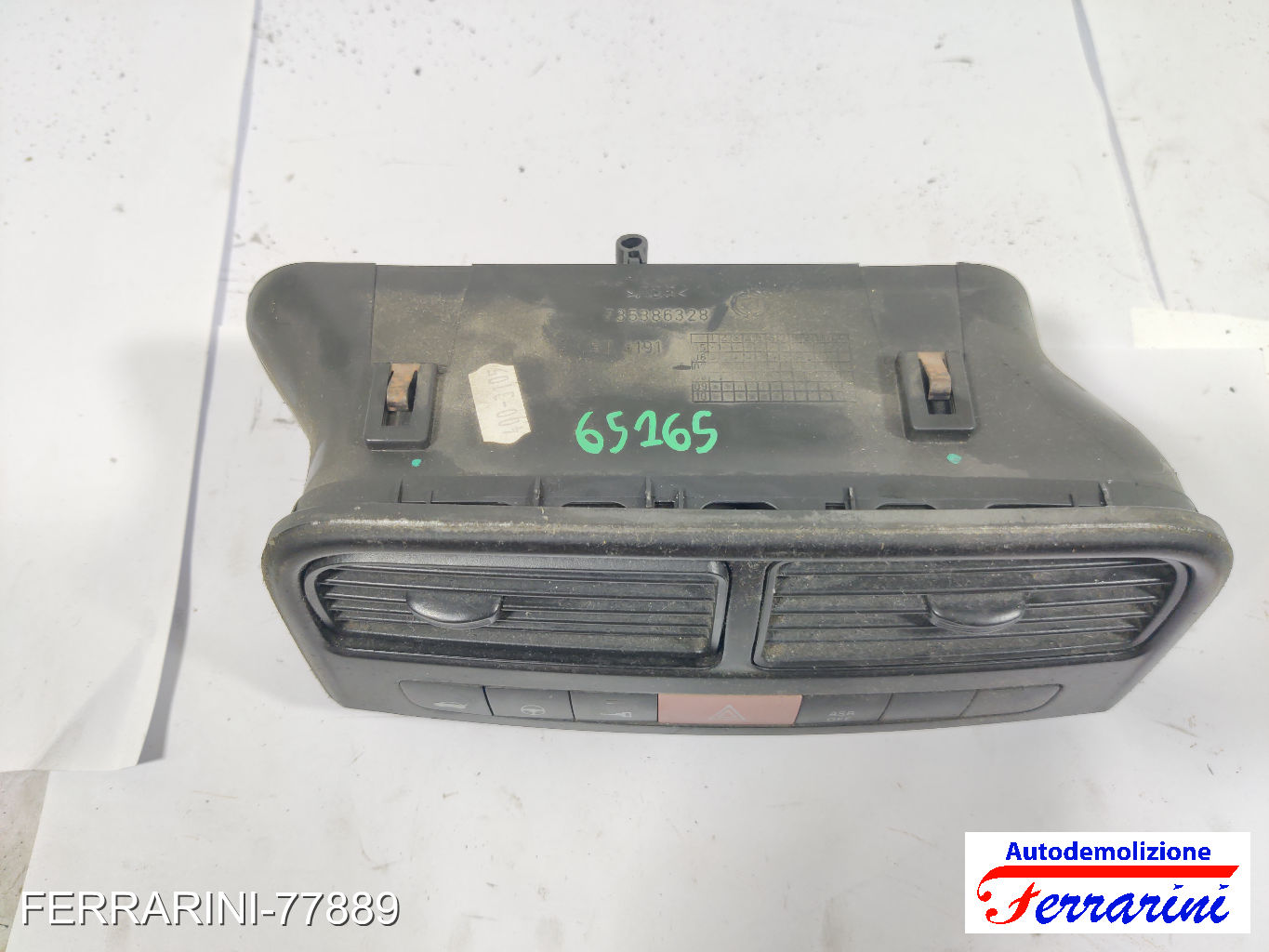 Bocchetta Areazione FIAT GRANDE PUNTO 199 2005-2010 anteriore, frontale centrale