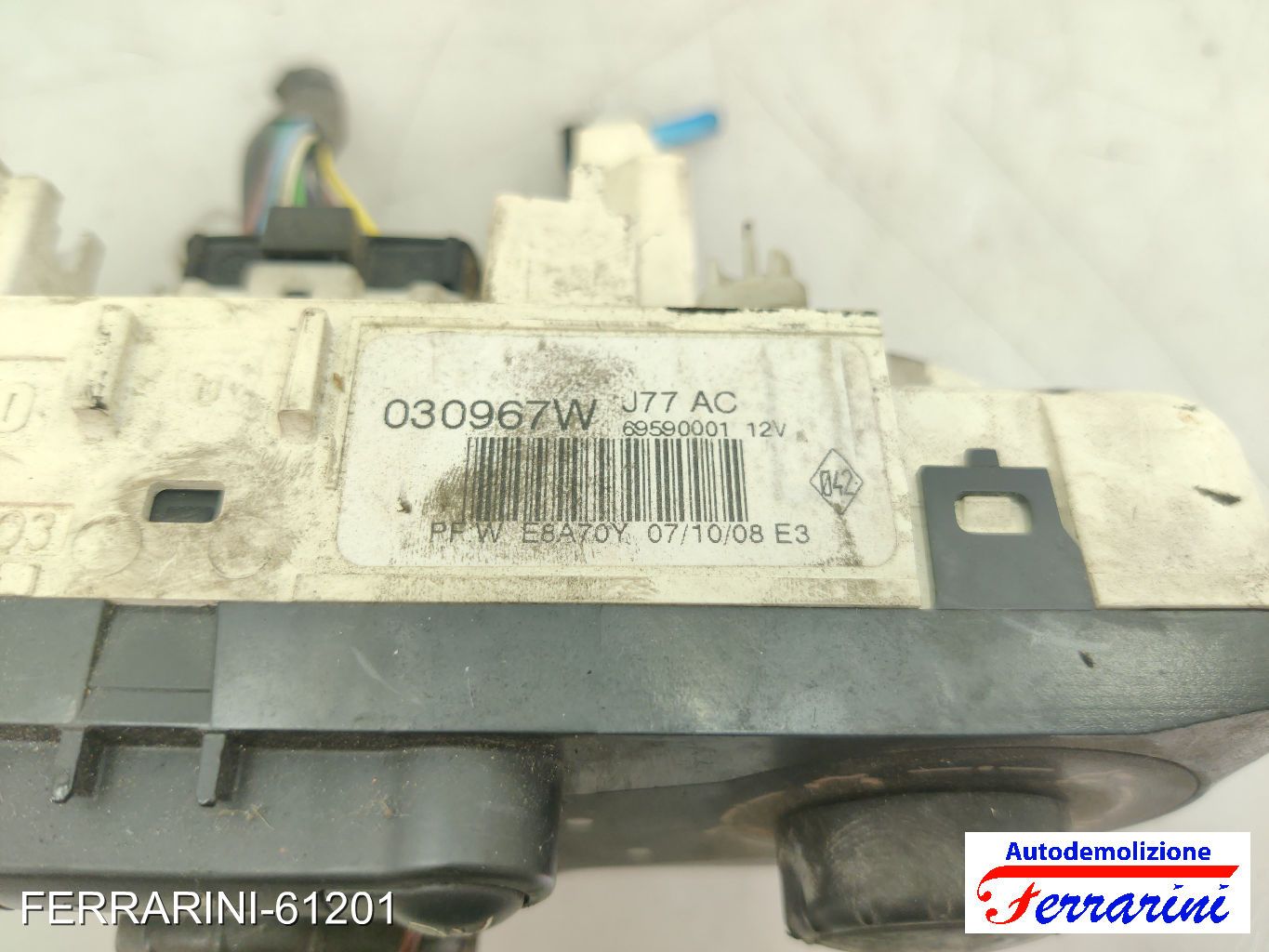 Tastiera Clima RENAULT CLIO 3 BR0/1, CR0/1 2005-2012 anteriore, frontale