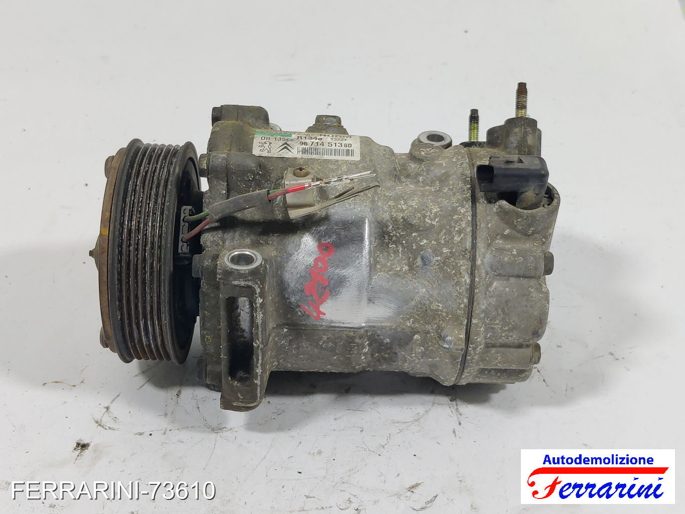 Compressore Clima CITROEN C4 GRAND PICASSO 1 UA 2.0 HDI 165 2010-2013 9671451380