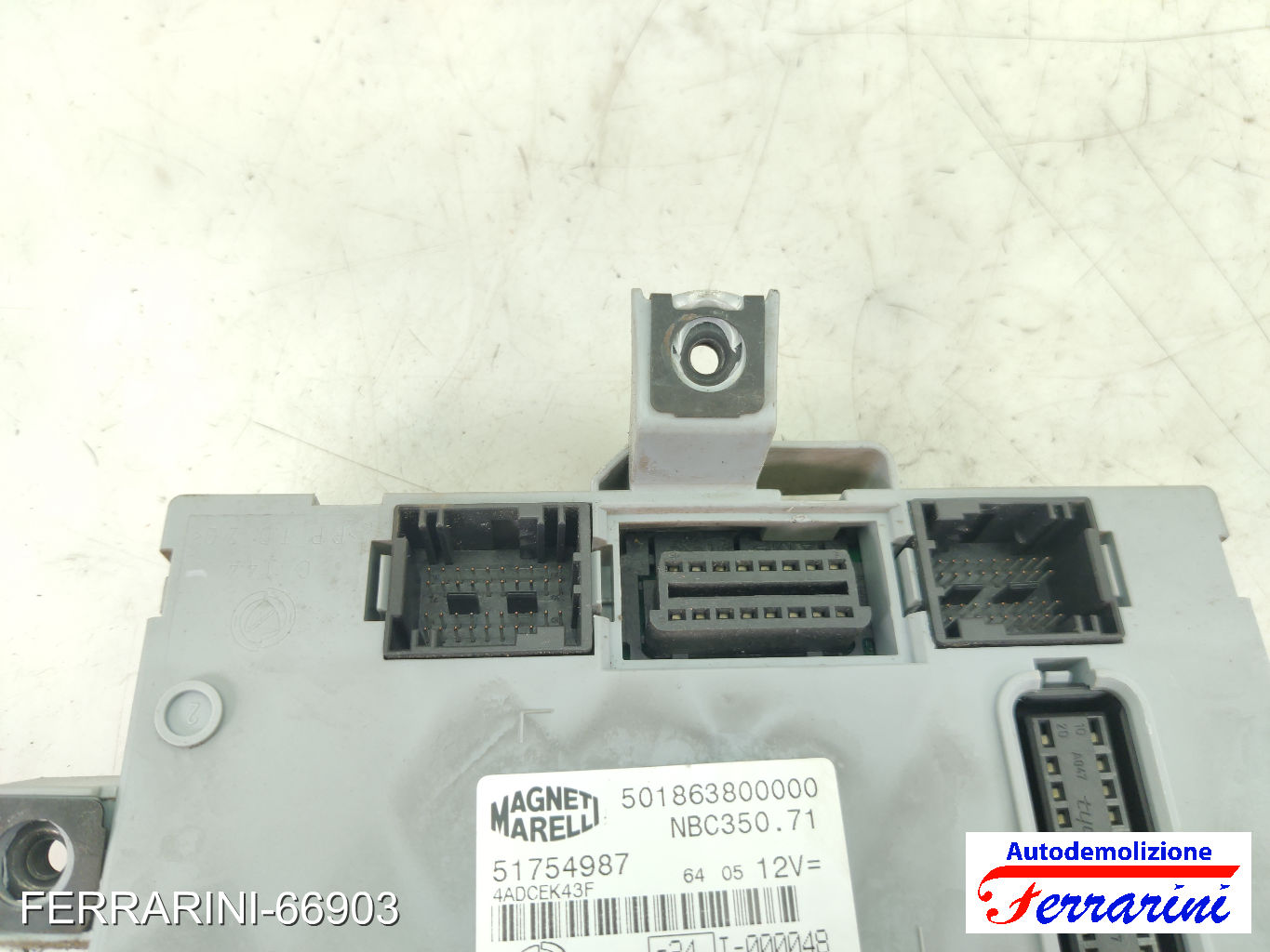 Body Computer FIAT IDEA 350 1.3 D MULTIJET 2004-2012 51754987, 501863800000 7