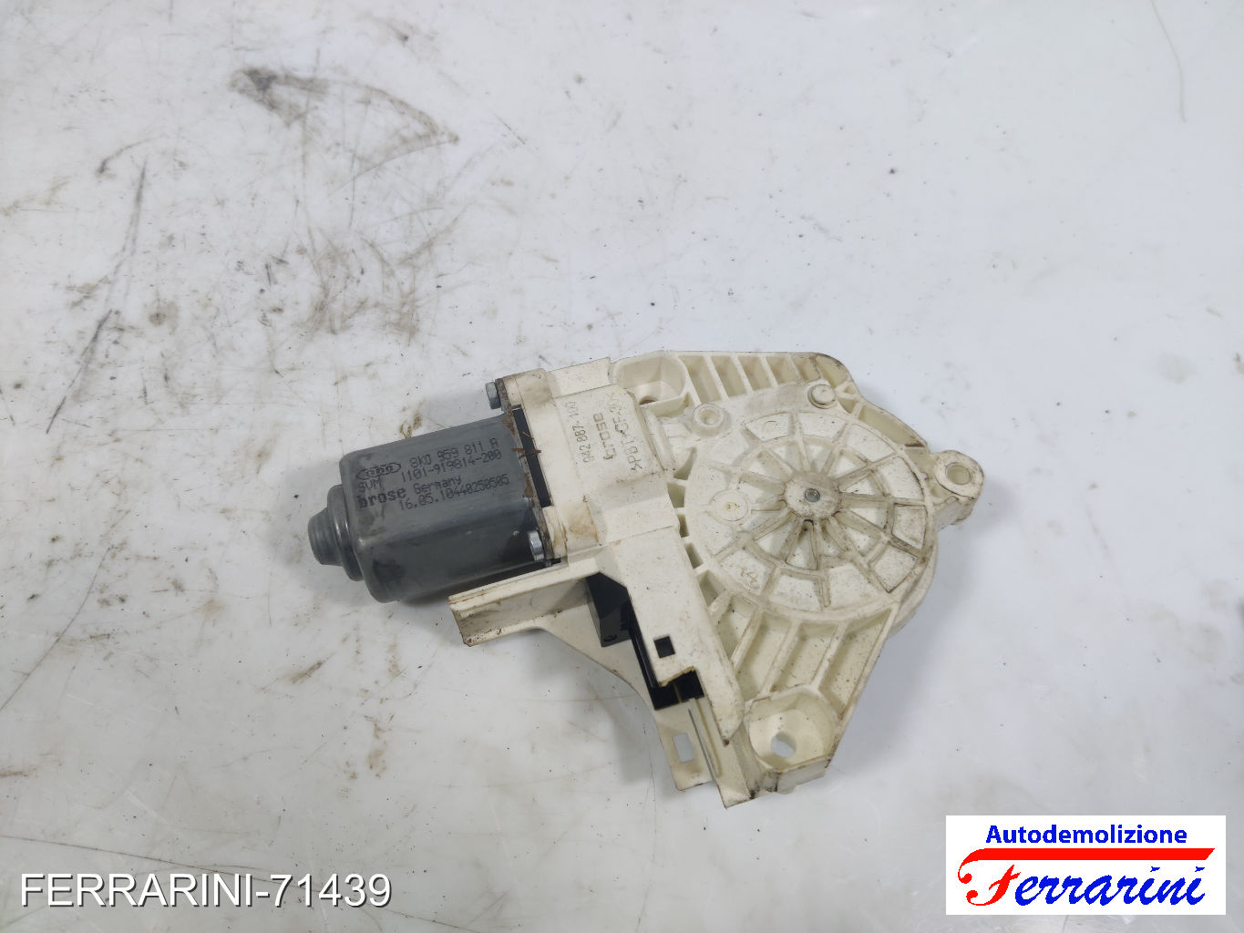 Motorino Alzavetro MERCEDES CLASSE A W168 A 170 CDI 2001-2004 8K0959811A