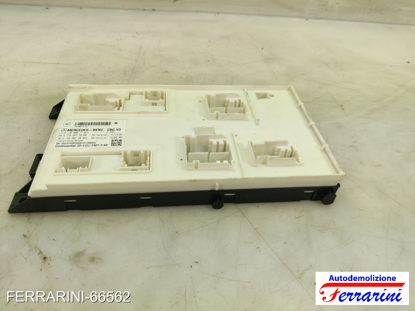 SAM Body Computer MERCEDES CLASSE B W242, W246 B 180 CDI 2011-2014 A1769001101 7