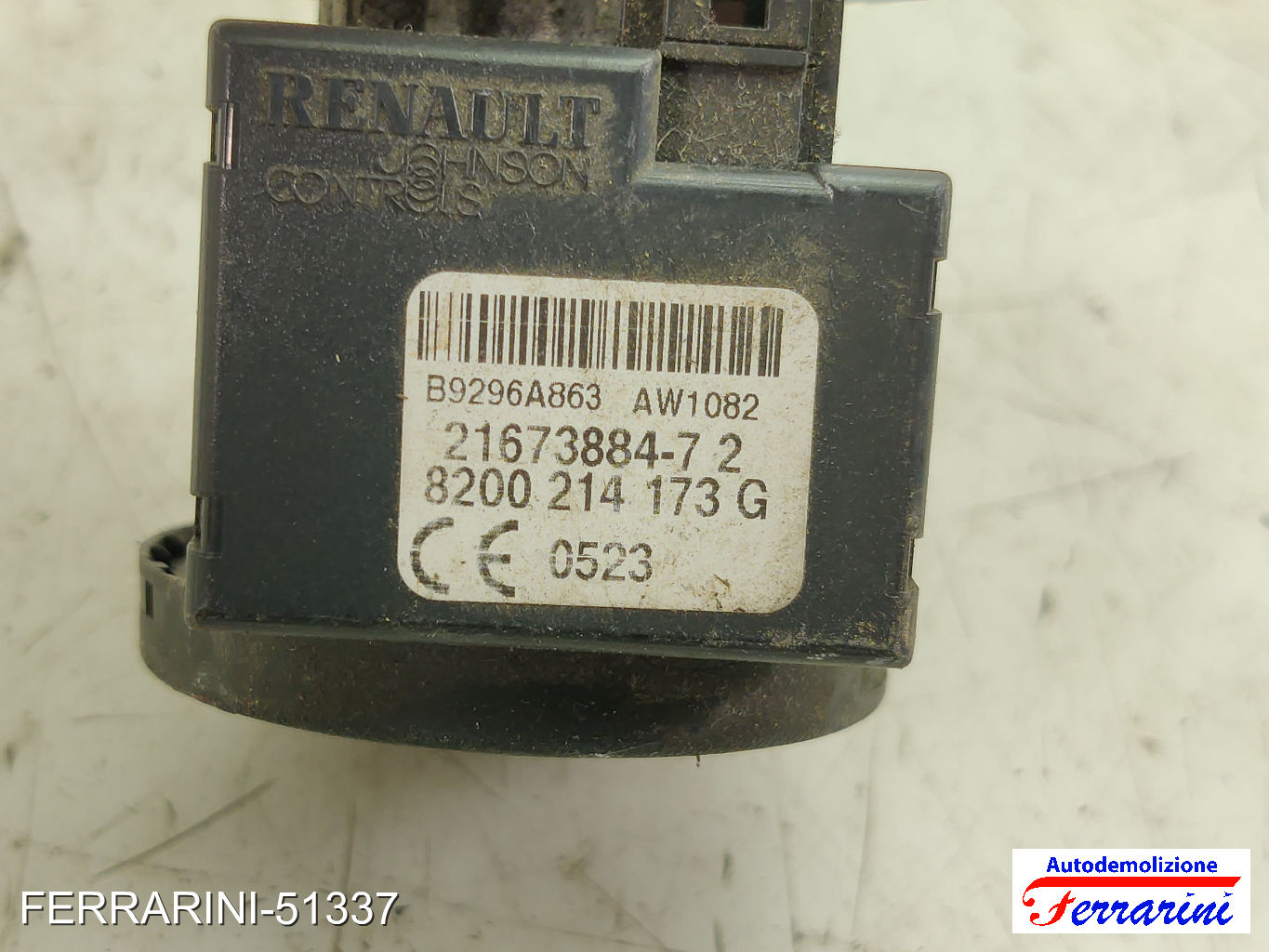 K9K T7 Kit Accensione RENAULT MODUS F/JP0 1.5 DCI 2004-2023 8200911560 13