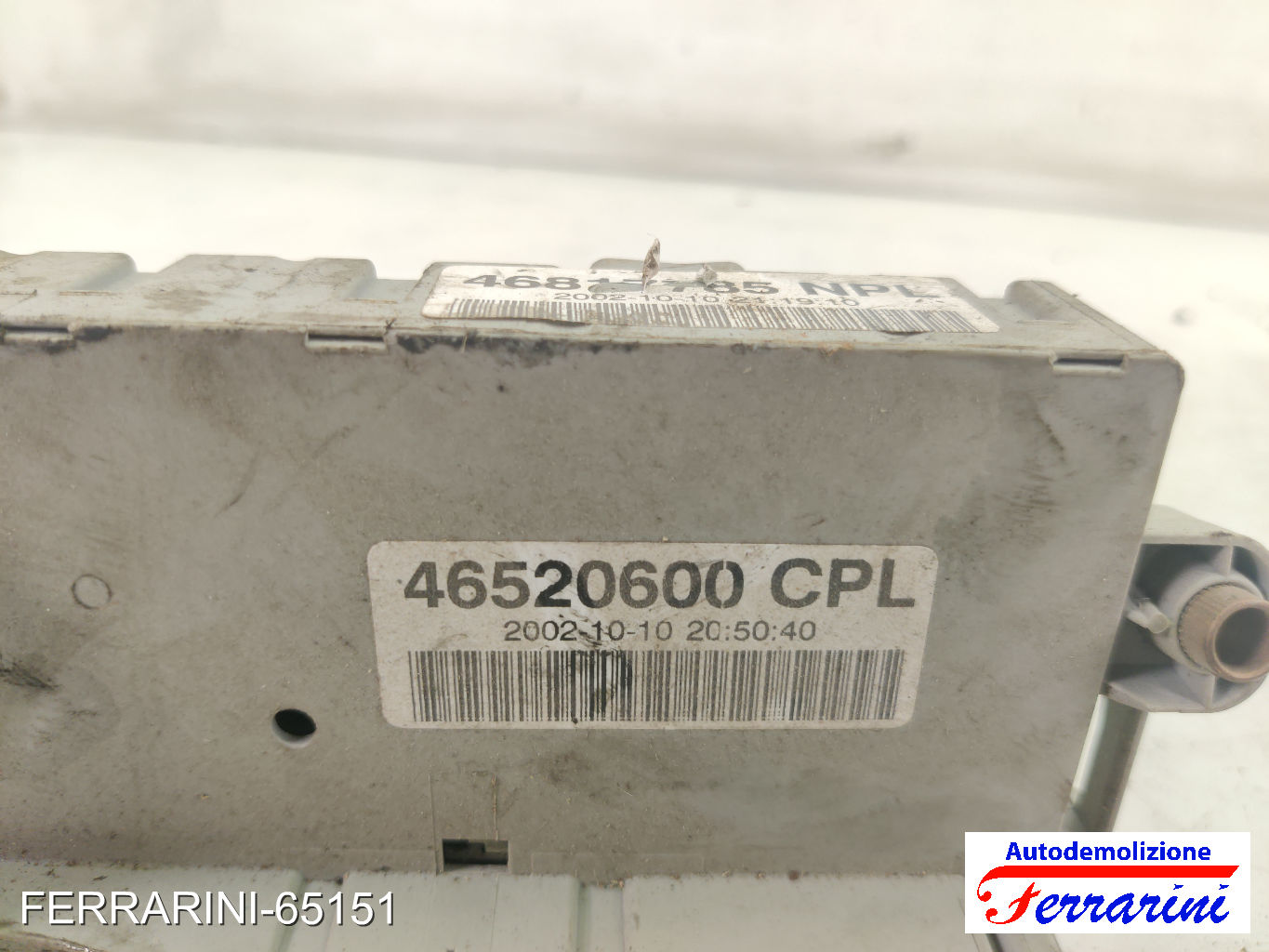 Fusibiliera Scatola Fusibili Body Computer FIAT PUNTO 188 1.2 60 1999-2010