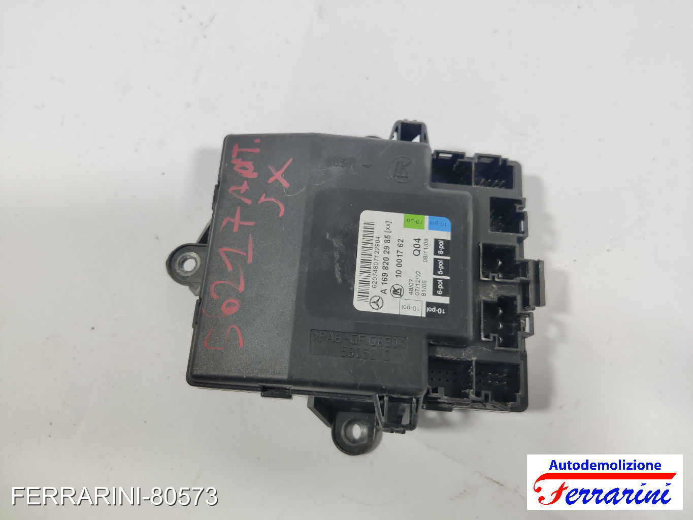 Centralina Porta Sportello MERCEDES CLASSE A W169 2004-2012 sinistra, sx 6