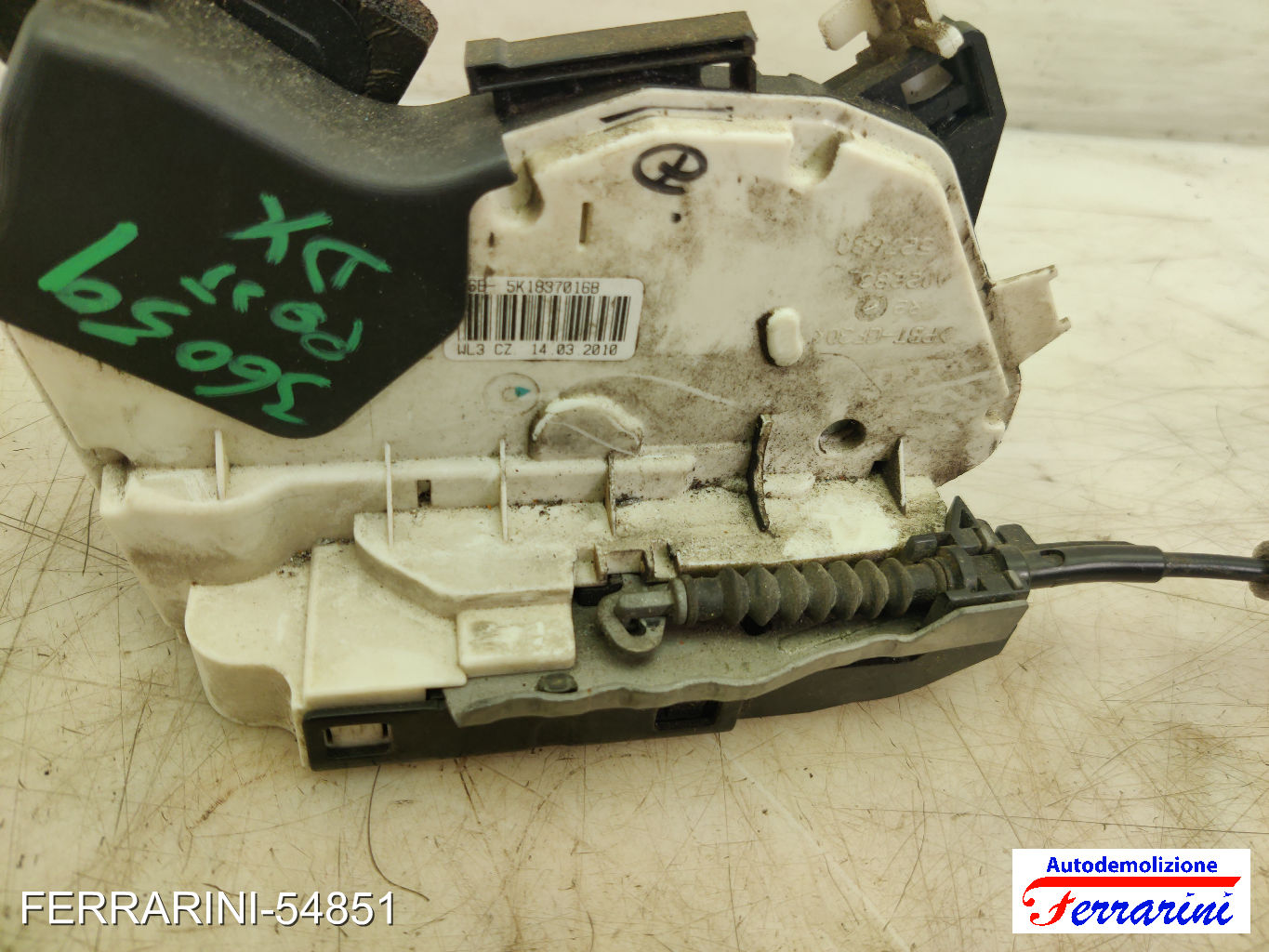 Serratura Porta VW POLO 6C1, 6R1 2009-2023 destro, dx, posteriore, post 11